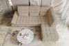 99rooms Ecksofa Toscana, Sofa L-Form, Eckcouch, Bettfunktion, Rundumbezug aus gepolstertem Velours VOGUE Bild 3