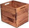 Kistenkolli Altes Land Allzweckkiste 3er set Holzkiste Vintage Ocker passend für Kallax und Expeditregale (Spar-Set, 3er Set) Bild 4