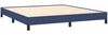 vidaXL Bettgestell ohne Matratze Blau 180x200 cm Stoff 346742 Bild 4