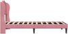 vidaXL Bettrahmen mit Kopfteil Rosa 90x200 cm Samt 42027896 Bild 5