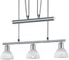 Stilvolle 18 Watt LED Hängeleuchte in Nickel matt Bild 5