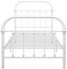 Bettgestell Weiß Metall 90×200 cm [284492] Bild 3