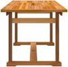 vidaXL 5-tlg. Garten-Essgruppe Massivholz Akazie und Textilene 3279268 Bild 5