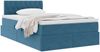 vidaXL Aufbewahrungsbett mit Matratze Dunkelblau 120 x 200 cm Samt 3370813 Bild 3