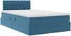 vidaXL Aufbewahrungsbett mit Matratze Dunkelblau 120 x 200 cm Samt 3370813 Bild 5