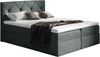 99rooms Arian Boxspringbett Strukturstoff 160x200 cm Dunkelgrau Bild 2
