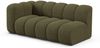 Micadoni Modulares Sofa Lupine 3-Sitzer Links Chenille Eden Grün Bild 2