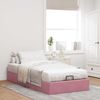 vidaXL Ottoman-Bett ohne Matratze Rosa 100x200 cm Samt 3310948 Bild 3