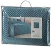 Tagesdecke Velours Samtdecke Gesteppt Steppdecke Klassische Decke SOFIA blau 70x160 cm blau Bild 2