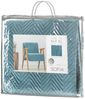 Tagesdecke Velours Samtdecke Gesteppt Steppdecke Klassische Decke SOFIA blau 70x160 cm blau Bild 4