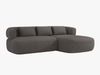Micadoni 5-Sitzer Ecksofa Jenny Rechts Boucle Now or Never Grau Bild 2