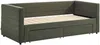 Vente-unique - CAMITY Bett Stoff Grün - B 93 cm x H 76 cm x L 223 cm Bild 3