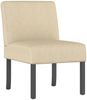 vidaXL Polsterstuhl Creme Stoff 352456 Bild 2