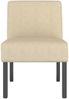 vidaXL Polsterstuhl Creme Stoff 352456 Bild 3