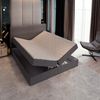 Masseno Boxbett PISA 180x200 cm mit Bonell Matratze und Topper, Doppelbett, Polsterbett mit Kopfteil, Boxspringbett Bild 3
