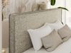 Design Polsterbett LUMARO CLASSIC 200 x 200 cm mit Lattenrost & 12cm hohen Füßen, Doppelbett mit Kopfteil, Konfigurierbar, Multipocket Matratze - Beige Strukture - ELORI LUX Bild 3