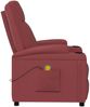 vidaXL Massagesessel Weinrot Kunstleder 342716 Bild 4