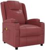 vidaXL Massagesessel Weinrot Kunstleder 342716 Bild 2
