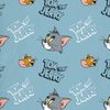 SkyBrands Bettwäsche Tom&Jerry Hellblau Renforcé 135 x 200 + 80 x 80 cm Bild 4
