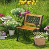 Relaxdays Niedriger Gartenstuhl Holz Bild 3