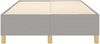 vidaXL Polsterbett, Stoff, Hellgrau, 120x200 cm, Natur Bild 5