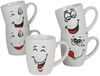 Kaffeebecher mit Smiley-Gesicht 300ml Kaffeetasse Kaffeepott Teetasse Keramik Bild 2