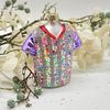 Lieblingsshirt, Glitzer Shirt 9cm kunterbuntes Glasornament, Weihnachtsschmuck Bild 2