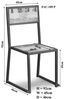 Stuhl Mango 45x46x92 natur bedruckt FACTORY #109, 2er Set Bild 4