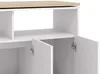 Vente-unique - VINALO Barmöbel Holz, Platte BeigeWeiß - B 39,5 cm x H 94,3 cm x L 213,4 cm140 cm Bild 5