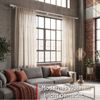 Deco-Raum® Gardinenstange Zylinder 25mm 1-läufig | Länge: 330cm | Material: Metall | Farbe: Bild 4