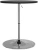 vidaXL Bartisch Schwarz 60x60x90 cm Holzwerkstoff Verchromter Stahl 4007193 Bild 2