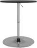 vidaXL Bartisch Schwarz 60x60x90 cm Holzwerkstoff Verchromter Stahl 4007193 Bild 5