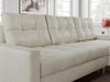 Ecksofa mit Schlaffunktion, Universal Schlafsofa - COLIN, Beige, Velours Bild 5