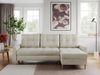 Ecksofa mit Schlaffunktion, Universal Schlafsofa - COLIN, Beige, Velours Bild 2