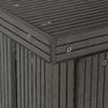 XL 2er-/4er-WPC-Mülltonnenverkleidung HWC-J28, Mülltonnenbox, Metall Holzoptik, erweiterbar ~ grau Bild 5