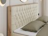 Boxspringbett, Schlafzimmerbett, Bettkasten - AMORE - 160 x 200 cm - Beige Velvet - H4 Bild 3