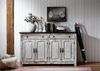Sideboard Mango / Akazie 150x45x90 weiß gewachst CASTLE-ANTIK #261 Bild 3