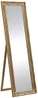 Vente-unique - Standspiegel mit Zierleiste - Eukalyptusholz - 50 x 170 cm - Goldfarben - HONORE Bild 2