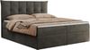 Boxspringbett, Polsterbett mit Bettkasten - PREMIUM-10 - 160x200cm - Dunkelgrau Velours - H4 Bild 3