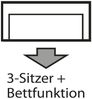 INOSIGN Schlafsofa Berlin, Dauerschläfer mit Boxspringfederung, Bettfunktion und Bettkasten Bild 4