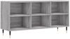 vidaXL TV-Schrank Grau Sonoma 103,5x30x50 cm Holzwerkstoff 826986 Bild 2