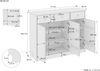 Erst-Holz 90. 50-25 Highboard Kommode Anrichte Kiefer Sideboard natur 3 Schubladen, 3 Türen Bild 3