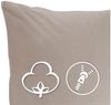 MOON Heimtextilien Kissenbezug / Seitenschläferkissenbezug 2er Pack MOON-Luxury Linon 100% Baumwolle, Linon Bild 3
