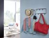 Wandgarderobe Stahl Silber 80x20x4cm Design Hakenleiste Flur Bild 5