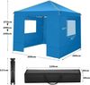 COBIZI Pavillon 3x3 Wasserdicht Stabil Faltpavillon Pop Up UV-Schutz Bild 4