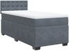 Boxspringbett mit Matratze 190x90 cm Dunkelgrau Samt 3288774 Bild 3