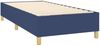 vidaXL Boxspringbett mit Matratze & LED Blau 100x200 cm Stoff 3135259 Bild 5