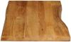 vidaXL Tischplatte mit Baumkante 120x60x2,5 cm Massivholz Mango 370768 Bild 3