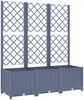 vidaXL Pflanzkübel mit Spalier Blaugrau 120x40x136 cm PP 318253 Bild 2