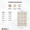 Vimoda Designteppich Kurzflor Teppich Boho 3D Hoch-Tief-Effekt, Rechteckig, Höhe: 12 mm, Teppich Wohnzimmer & Schlafzimmer Bild 4